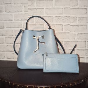 2PCS Kate Spade Eva Large Bucket Wallet Set